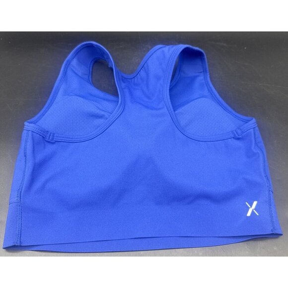 Knix Blue Racerback Pullover Sports Bra Sz Small S+ Padded Stretch Athletic Gym - Picture 7 of 8